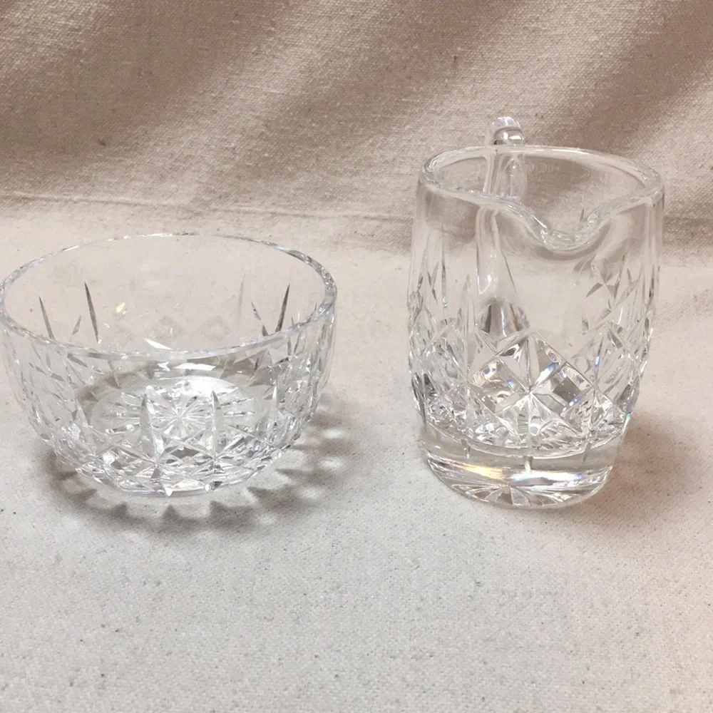 Waterford Crystal Sugar and Creamer